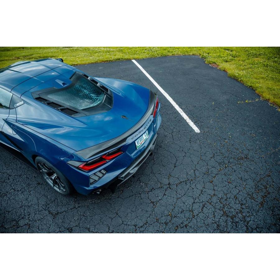 VERUS ENGINEERING（ヴェルスエンジニアリング）：A0302A：カーボンダックテールリアスポイラー：C8：コルベットスティングレーの画像