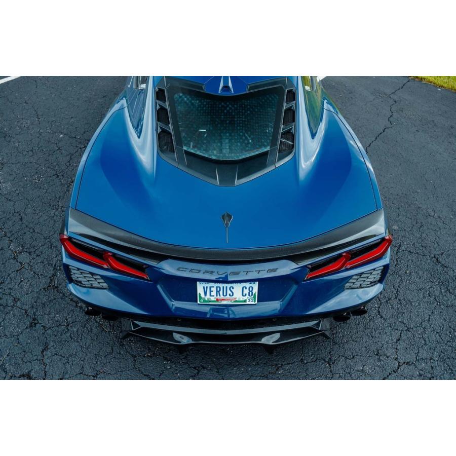 VERUS ENGINEERING（ヴェルスエンジニアリング）：A0302A：カーボンダックテールリアスポイラー：C8：コルベットスティングレーの画像