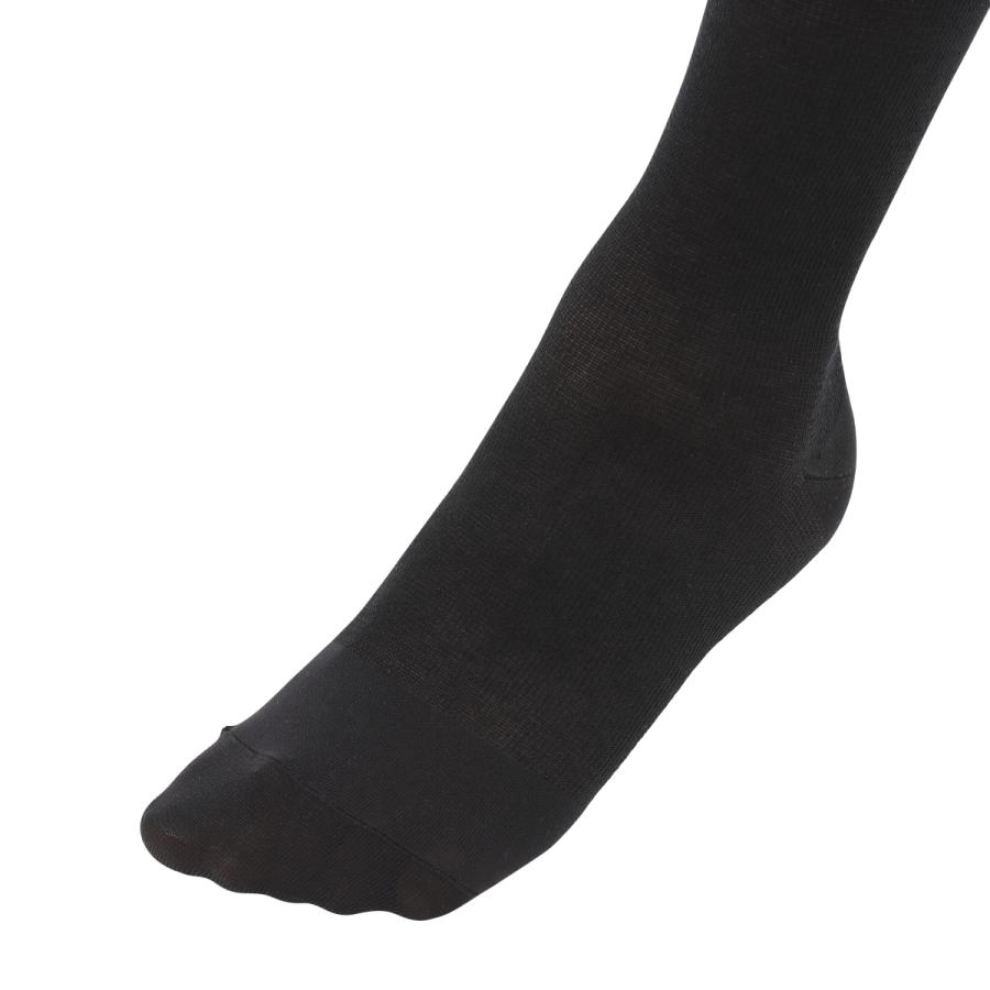 弾性ストッキング 着圧ソックス 医師監修 弾性ソックス Dr.feel 綿混 ブラック 1足入り 両足用 綿素材 | Dr.Feel | 17