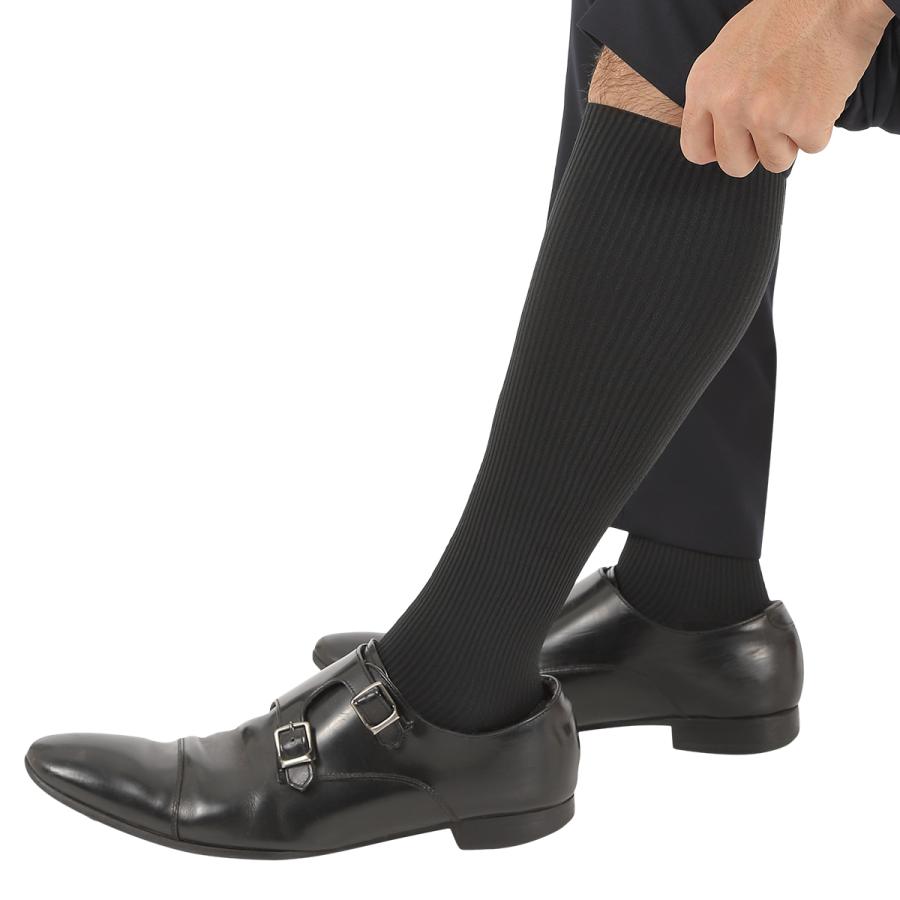 弾性ストッキング 保温 裏起毛 着圧ソックス 医師監修 弾性ソックス Dr.feel Warm ブラック 1足入り 両足用 | Dr.Feel | 13