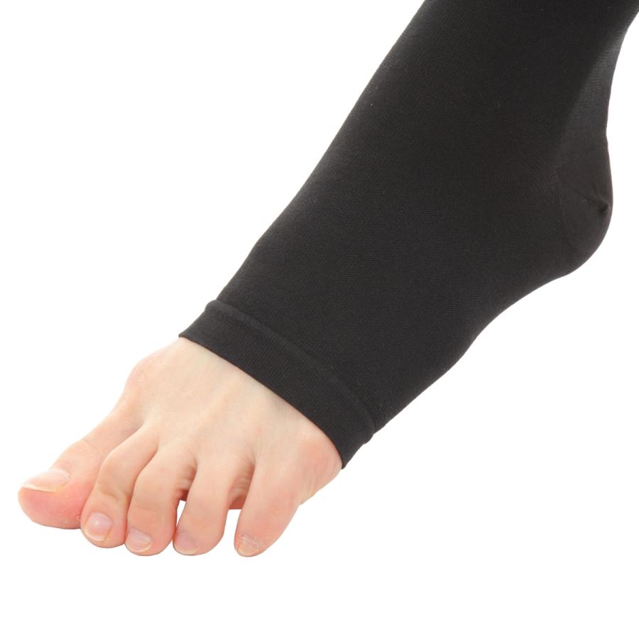 弾性ストッキング 着圧ソックス 医療用 Dr.feel Night 足首30hPs 強圧 ブラック 1足入り 両足用 むくみ | Dr.Feel | 15