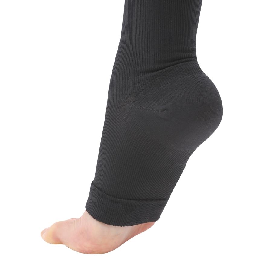 弾性ストッキング 着圧ソックス 医療用 Dr.feel Night ロング 足首21hPs 弱圧 ブラック 1足入り 両足用 むくみ | Dr.Feel | 14