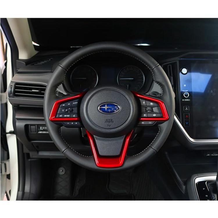 新型 スバル クロストレック インプレッサ GU系 ステアリングパネル ステアリングカバー ハンドルスイッチ カバー ガーニッシュ アクセサリー爪キズ防止 内装パ | 