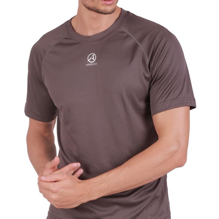 メンズ シャツ 半袖 ルーズフィット Tシャツ スポーツ ジム ジョギング ランニング サッカー ウェア ゴルフ シャツ スーツ インナー 春物 夏 秋 冬 丸首 Ar191 アルメデスストア 通販 Yahoo ショッピング