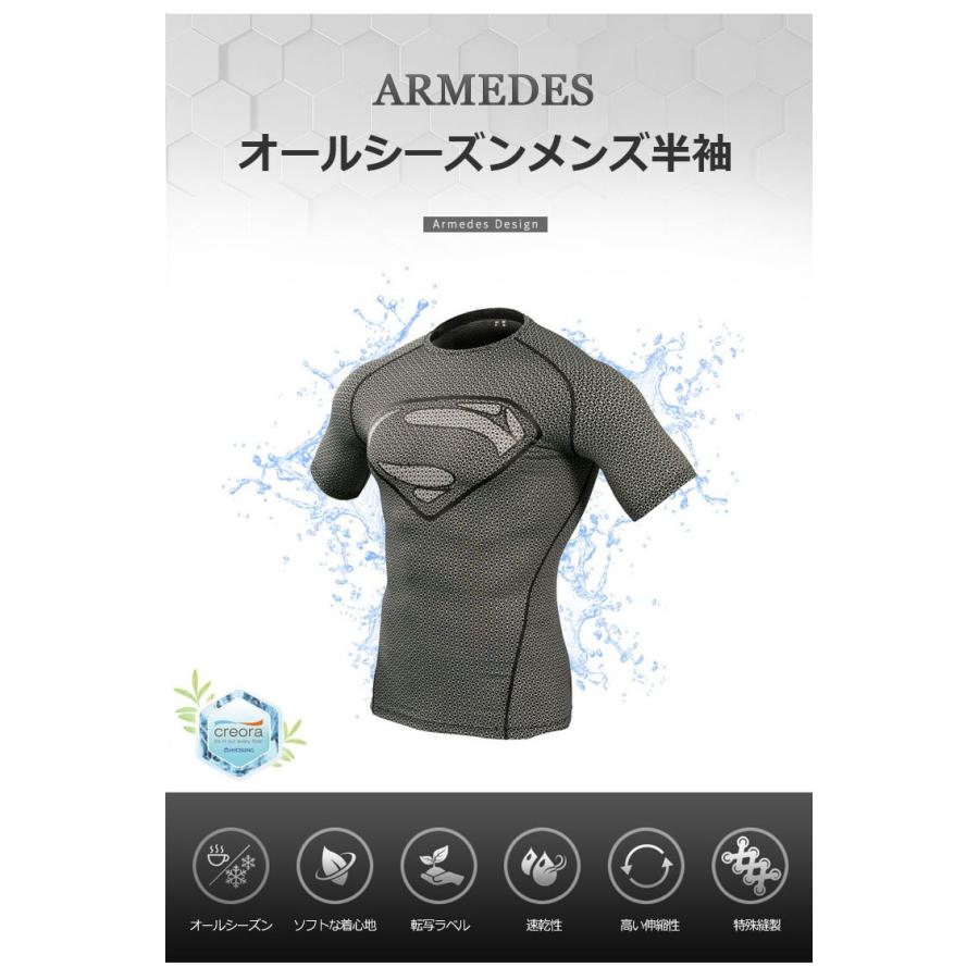 当店在庫してます メンズ 半袖 Tシャツ コンプレッションウェア スポーツ ジム ジョギング ランニング サッカー インナー ウェア ゴルフ シャツ 春物 夏 秋 冬 Supplystudies Com