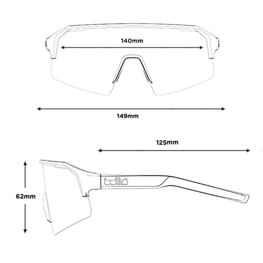 ボレー サングラス C-SHIFTER taniumM Volt Ultraviolet Bolle
