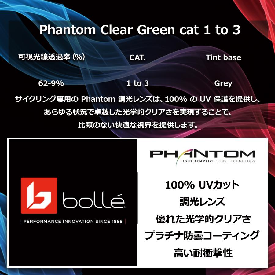 スポーツサングラス BS018005 CHRONOSHIELD BkM Phantom Green Emerald ボレー サングラス CHRONOSHIELD BkM Phantom Green Emerald : アルメ