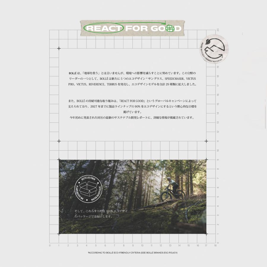 ボレー サングラス CHRONOSHIELD BkM Phantom Green Emerald : アルメ