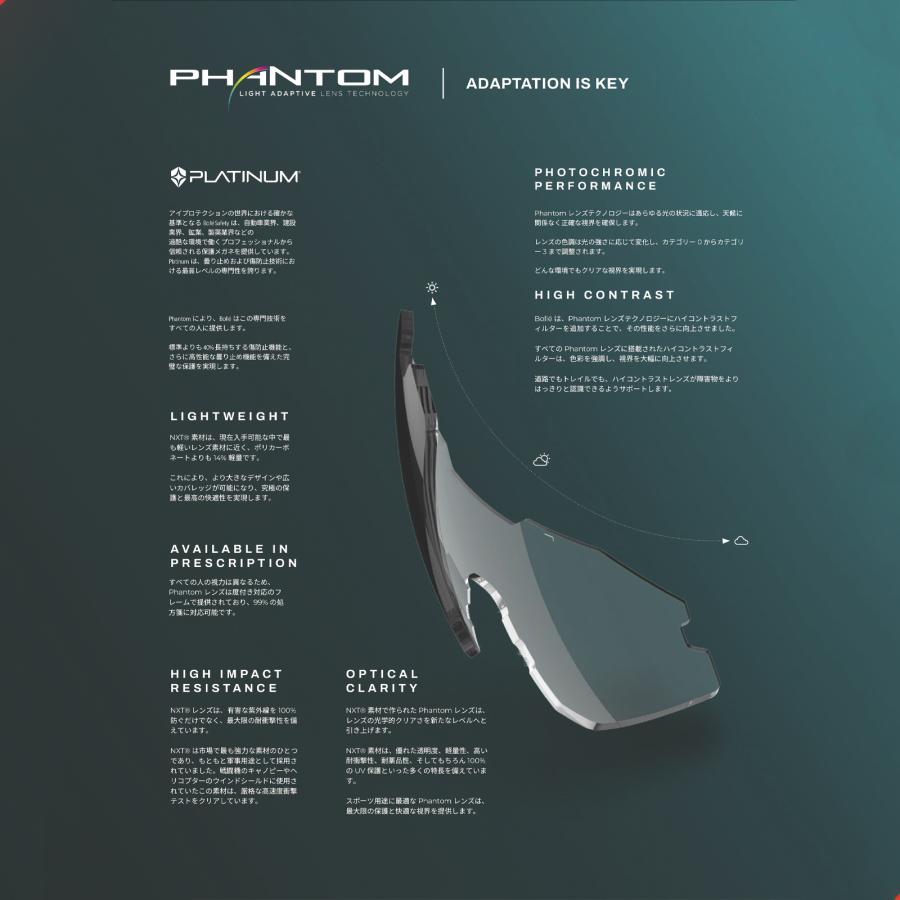 ボレー サングラス CHRONOSHIELD BkM Phantom Green Emerald : アルメ