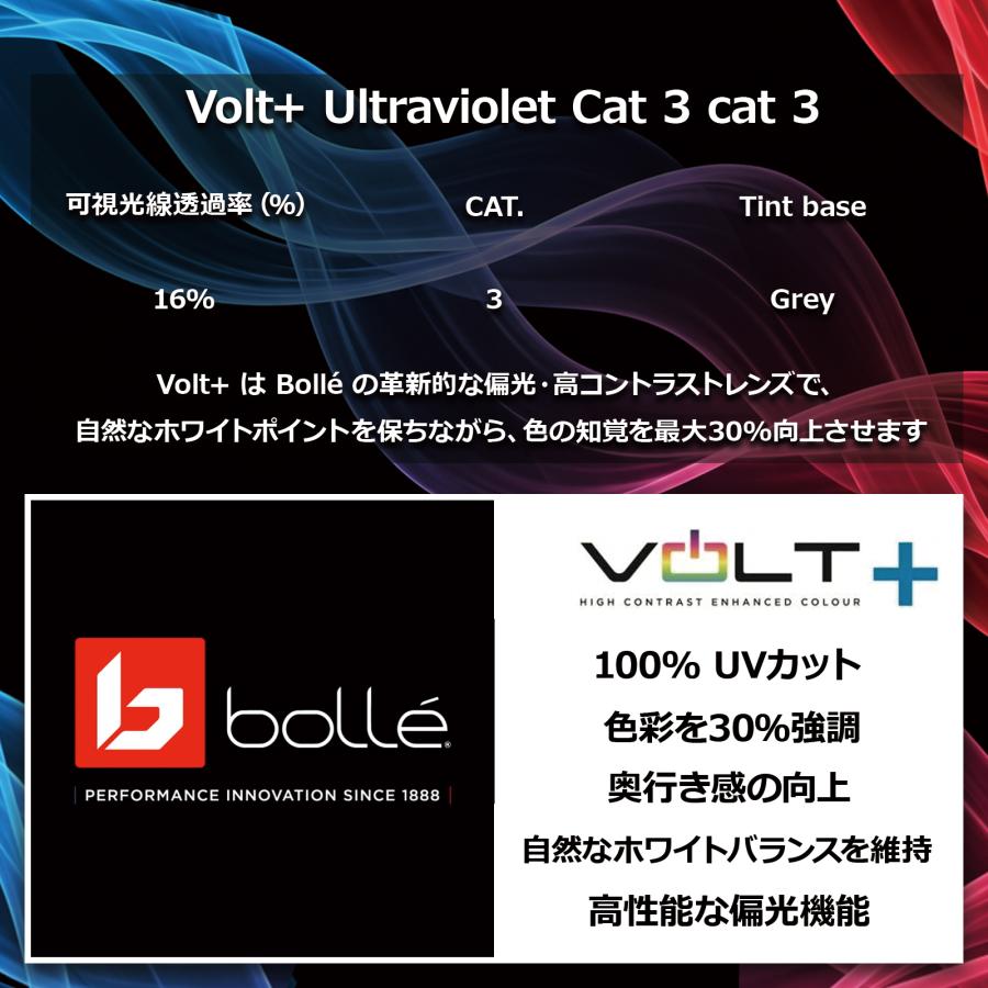 【 偏光レンズ 】 ボレー スポーツ サングラス メンズ レディース アウトドア 屋外 紫外線カット PRIME bolle BS030007_4
