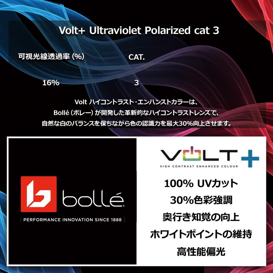 【 偏光レンズ 】 ボレー スポーツ サングラス メンズ レディース アウトドア 屋外 紫外線カット VICTUS PRO bolle BS058003_5
