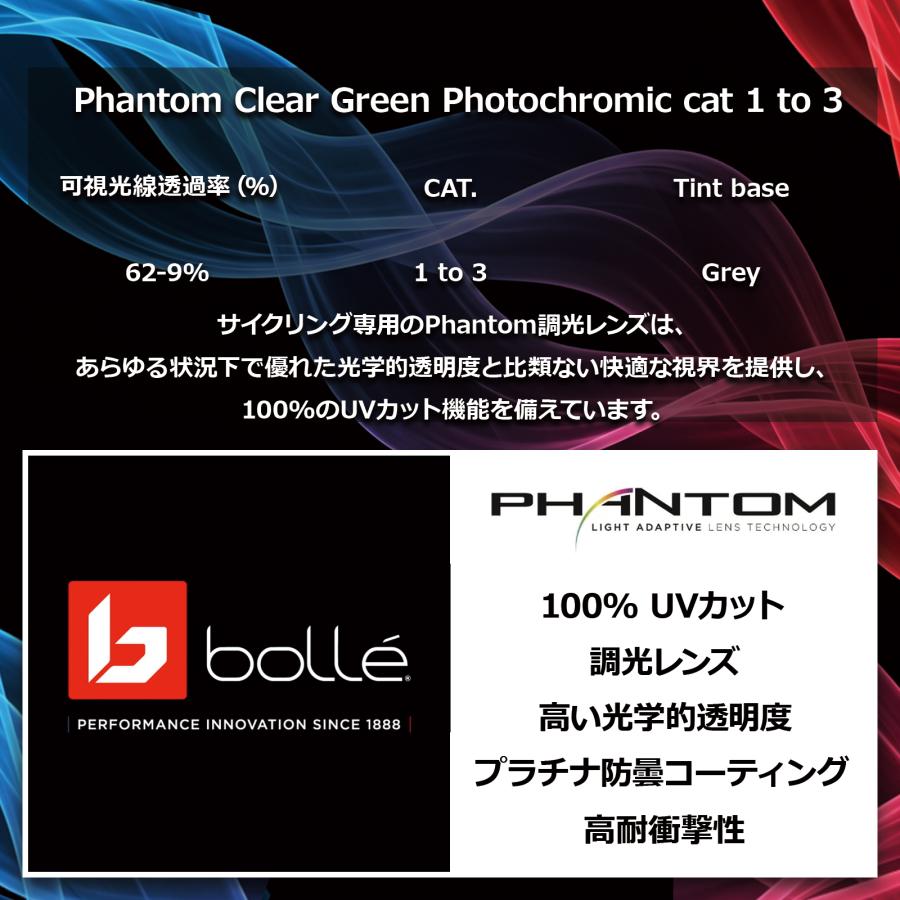 【 調光レンズ 】 ボレー スポーツ サングラス メンズ レディース アウトドア 屋外 紫外線カット VICTUS bolle BS065002_5