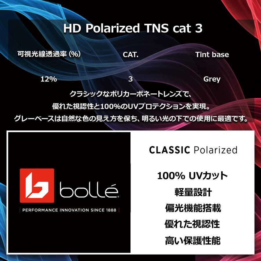 スポーツサングラス BS142002 LIVEWIRE Black Matte  TNS Pol. ボレー サングラス LIVEWIRE Black Matte TNS Pol. Bolle : アルメデス