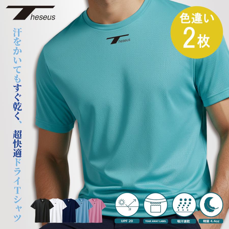 THESEUS テセウス Tシャツ 半袖 色違い2枚セット 夏 クルーネック