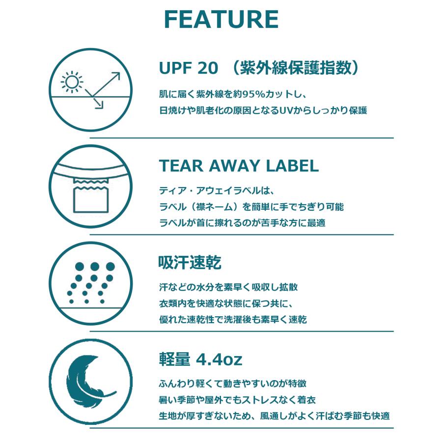 テセウス 半袖 Tシャツ 同色２枚セット 丸首 スポーツ ブランド シャツ アウトドア 夏 半袖tシャツ スポーツ インナー クルーネック THESEUS | THESEUS | 06