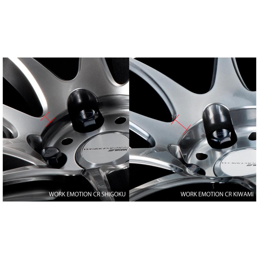 EMOTION CR Shigoku 9.0j 18インチ ノーマルリム アームドチタン ホイール 1本 ワークの画像