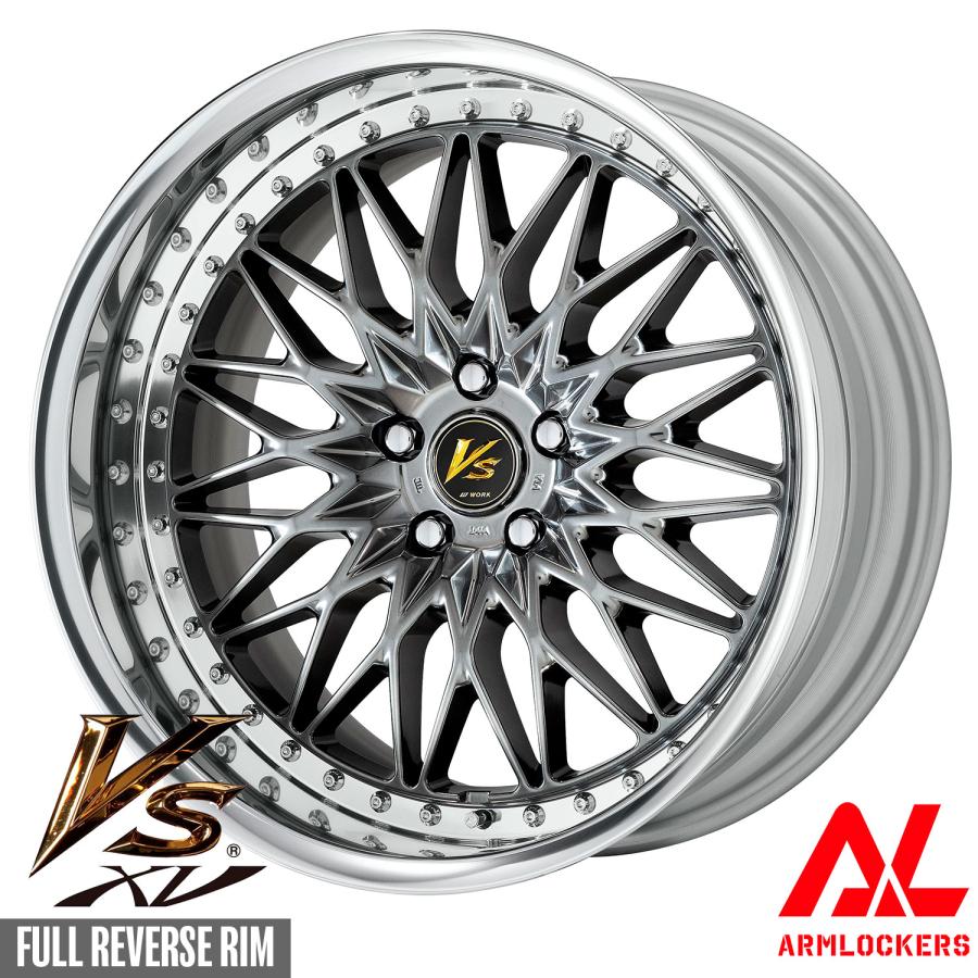 WORK ワーク VS XV 8.0j 18インチ フルリバース ブリリアントシルバー