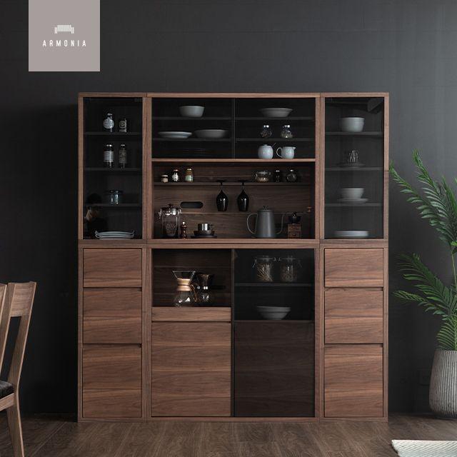 ARMONIA（アルモニア） シェルフ 食器棚 lacca 棚 ダイニングシェルフ