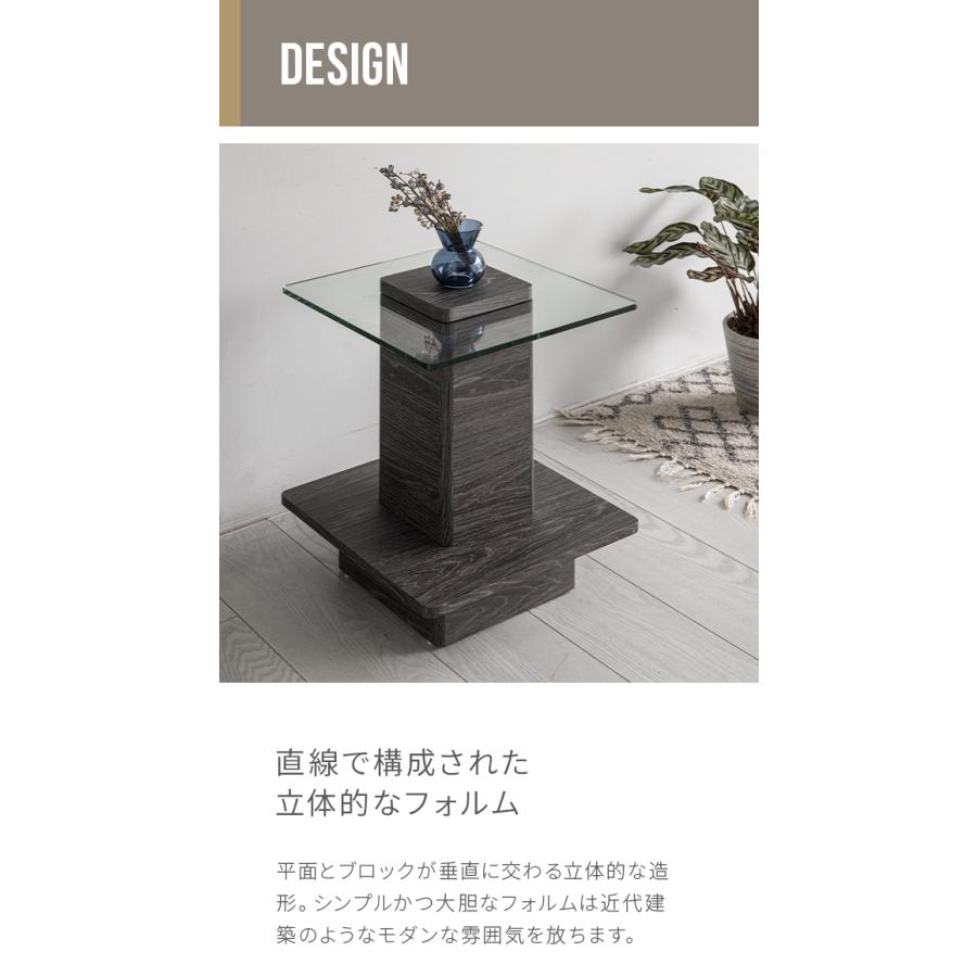 ARMONIA サイドテーブル コーヒーテーブル Karen 木製 ガラス ARMONIA サイドテーブル コーヒーテーブル Karen 木製 ガラス