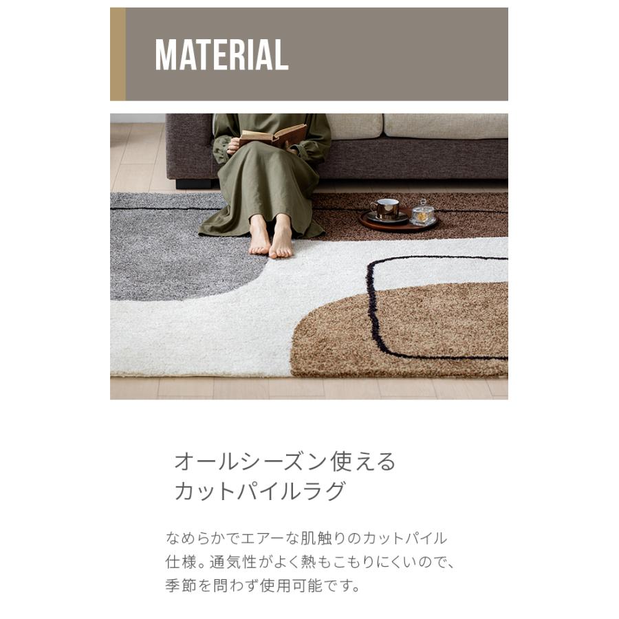 ARMONIA（アルモニア） ラグ カーペット 国産 日本製 デザインラグ