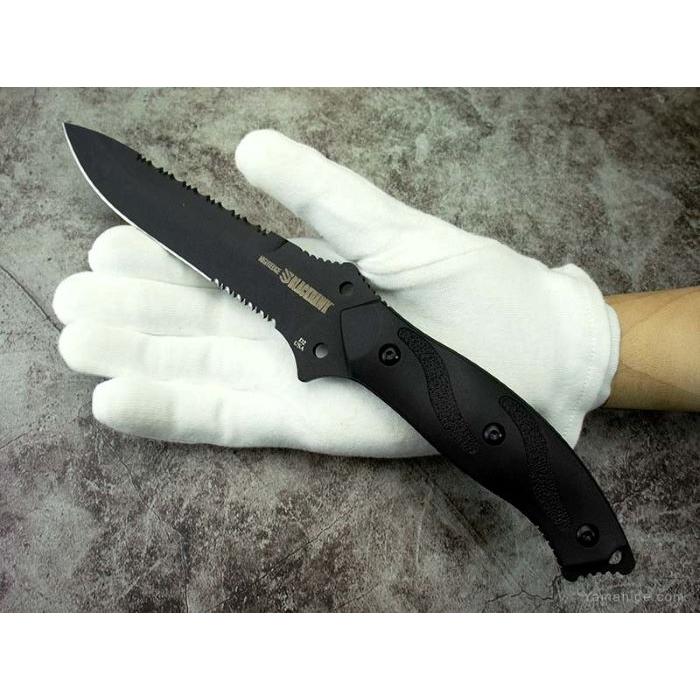 ブラックホーク BH15NE10BK ナイトエッジ フィクスドナイフ 直波コンビ