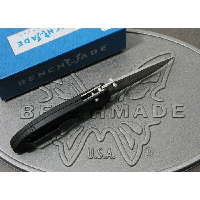 ベンチメイド 551-S30V グリップティリアン シルバー直刃 折り畳み