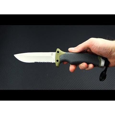 ガーバー GERBER G1829 G3941 アルティメット コンビ刃 ストーンウォッシュ サバイバルナイフ ファイヤースターター付｜armsgear｜03