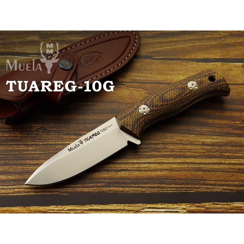 ムエラ TUAREG-10G トゥアレグ 茶マイカルタ シースナイフ Muela