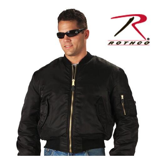 MA-1 フライトジャケット ブラック　ロスコ 楽天市場】ロスコMA-1フライトジャケット メンズ ma-1 大きい