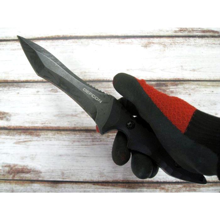 デフコン TD001BK ヒドラ ナイフ D2 ブラック DEFCON HYDRA : td001bk  