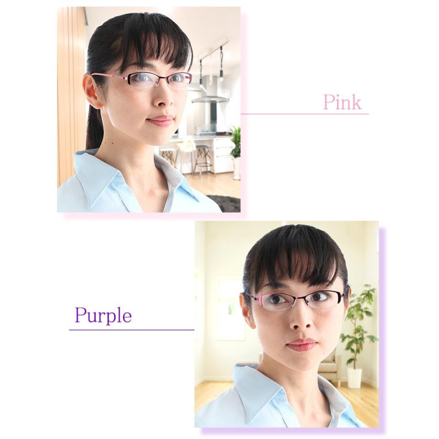 日本製 Nikon レンズ使用 遠近両用メガネ】フラワーパターン［全額返金