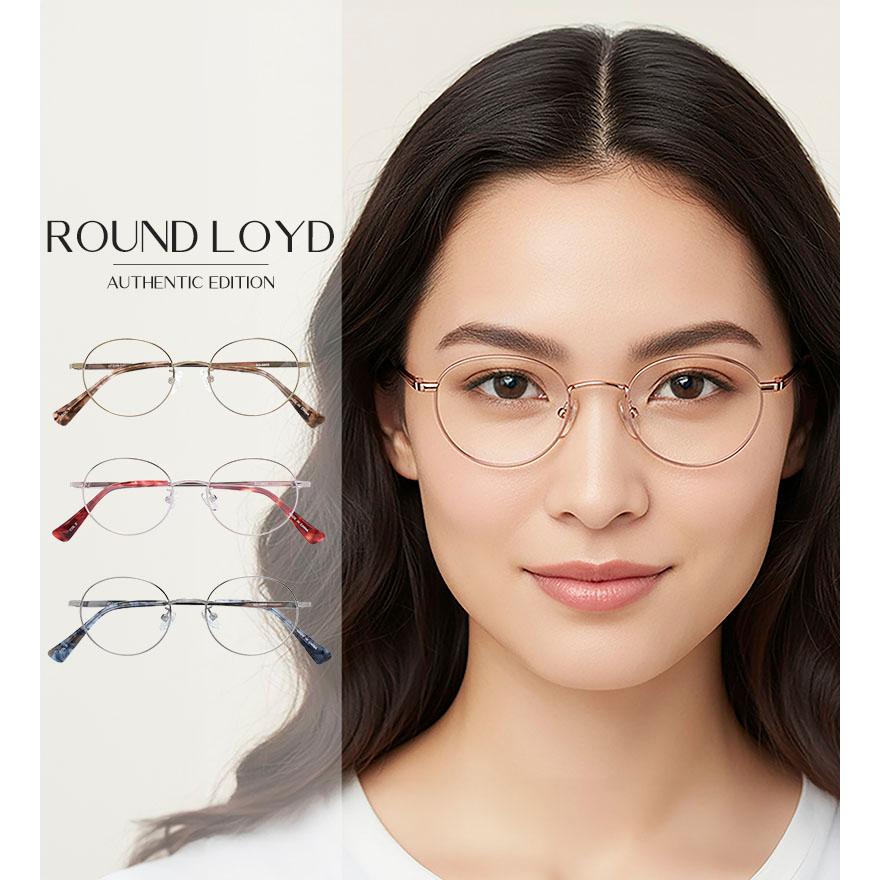遠近両用メガネ】ラウンドロイド SO-9805［全額返金保証］ 老眼鏡