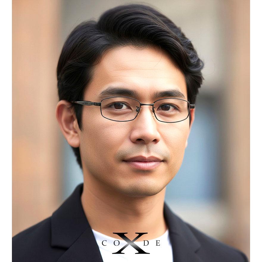 ブルーライト・UVカット 遠近両用メガネ】エックスコード［全額返金