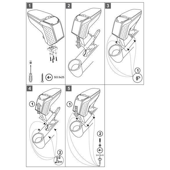 BMW ミニ R55／R56／R57／R58／R59 '07- 専用アームレスト ラティ アームスター2 モバイルタイプ センターコンソールボックス 肘掛 収納 Rati Armster2 BMW MINI｜armster｜18