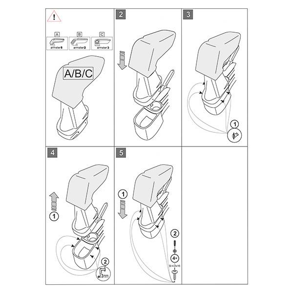 トヨタ ヴィッツ 130系/150系 '10-'20 専用アームレスト ラティ アームスター3 最新タイプ センターコンソールボックス 肘掛 収納 Rati Armster3 TOYOTA Vitz | ヴィッツ | 08