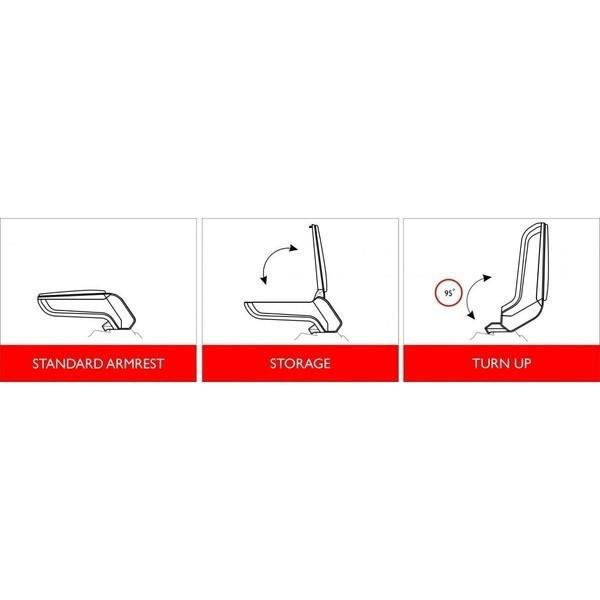 アバルト595・695 フェーズ2 / フィアット500 フェーズ2 専用アームレスト アームスターS センターコンソールボックス 肘掛 収納 Rati ArmsterS FIAT ABARTH | アバルト | 04