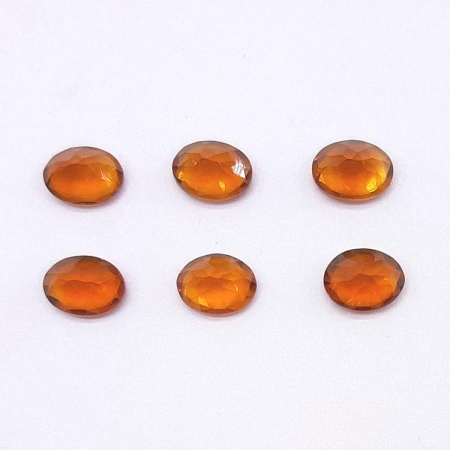 天然石ルース（裸石）・マディラシトリン ルース / オーバル【6x8mm