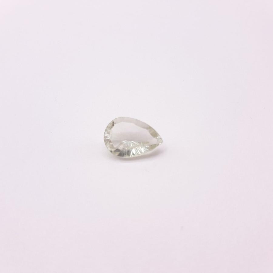 天然石（裸石）・グリーンアメジスト / ペアシェイプ【約12x8mm】コン