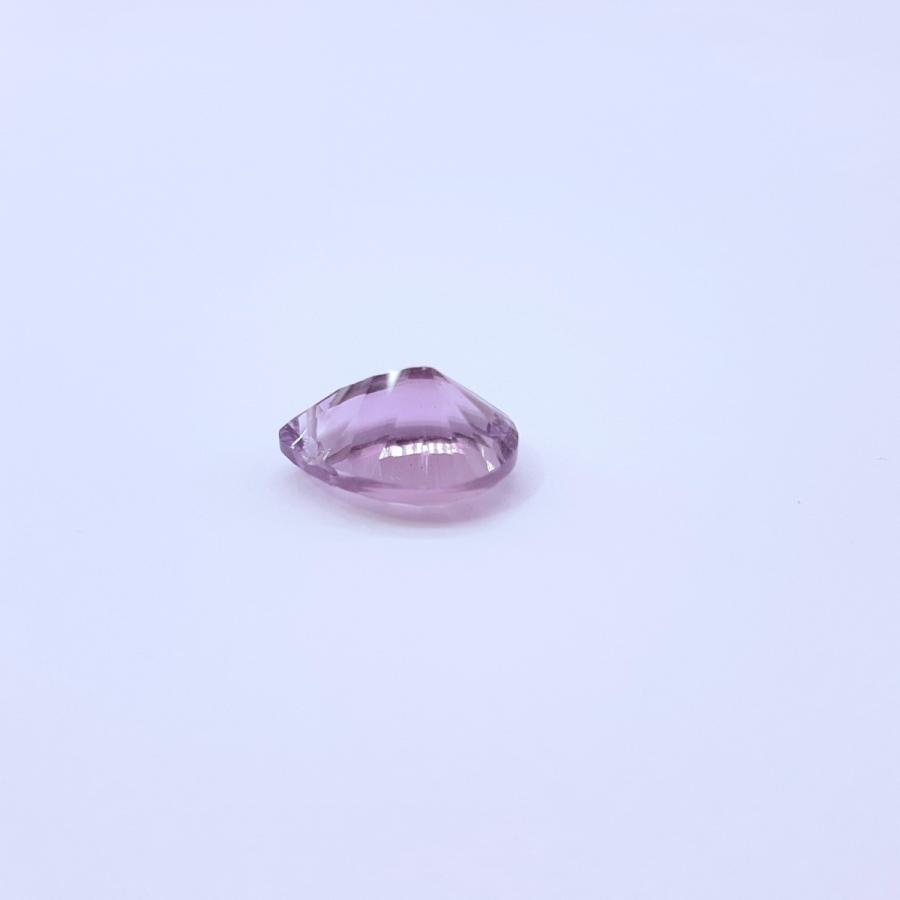 天然石（裸石）・ピンクアメジスト / ペアシェイプ【約16x12mm】コン