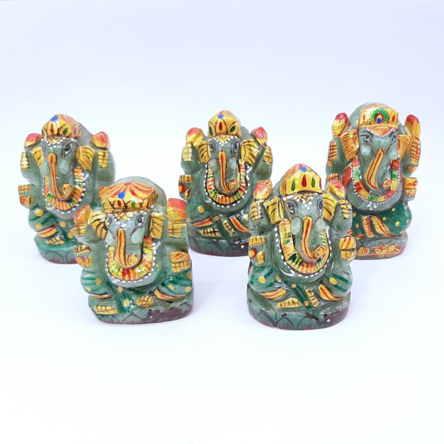 ガネーシャ アベンチュリン 置物 パワーストーン : アラナヴ ジェムス