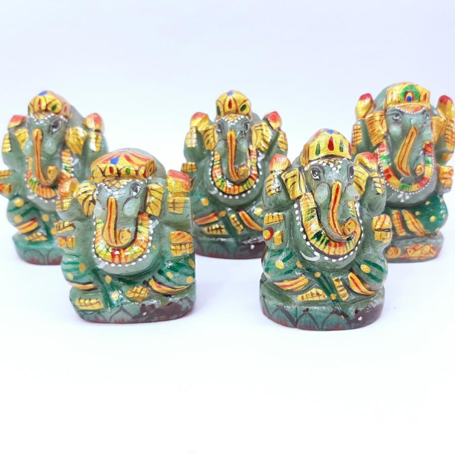 ガネーシャ アベンチュリン 置物 パワーストーン : アラナヴ ジェムス