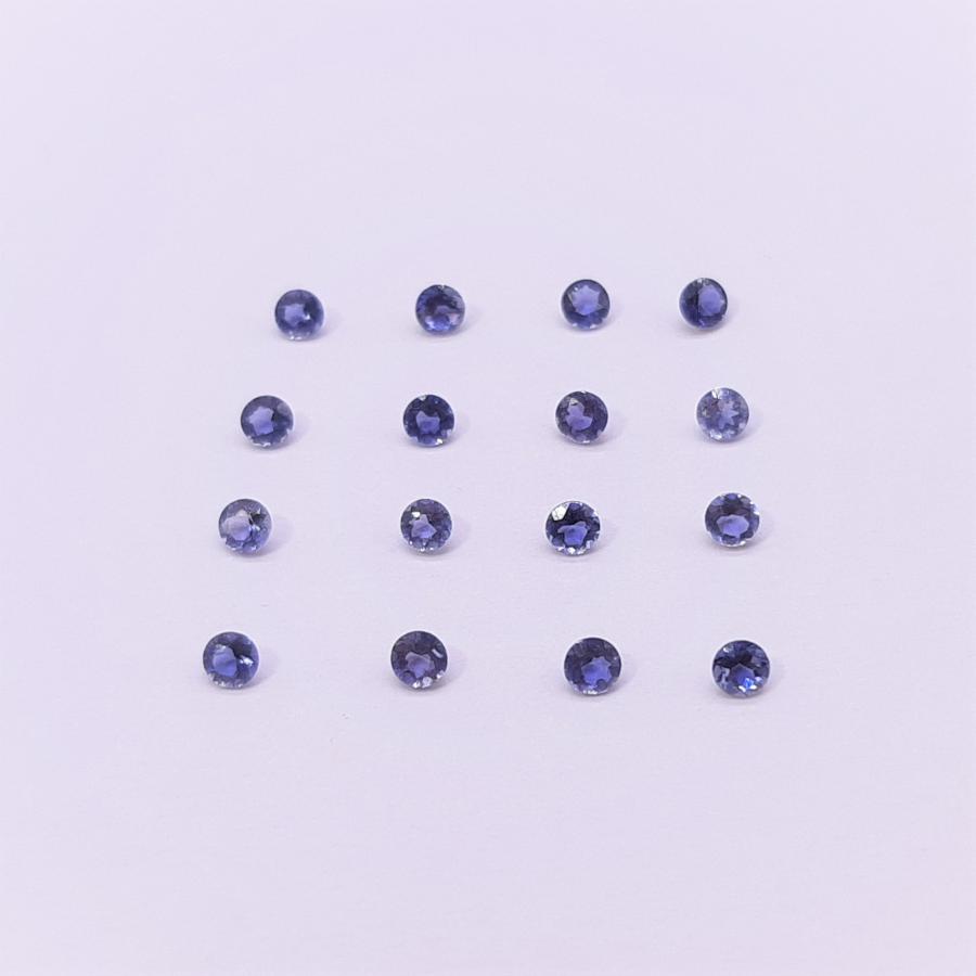 天然石ルース（裸石）・アイオライト / ラウンド カット【2.5mm】（１粒）　ランダム発送 |  | 04
