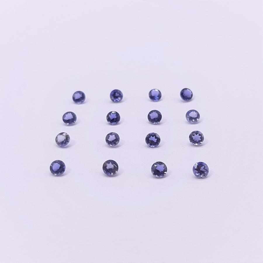 天然石ルース（裸石）・アイオライト / ラウンド カット【2.5mm】（１粒）　ランダム発送 |  | 05