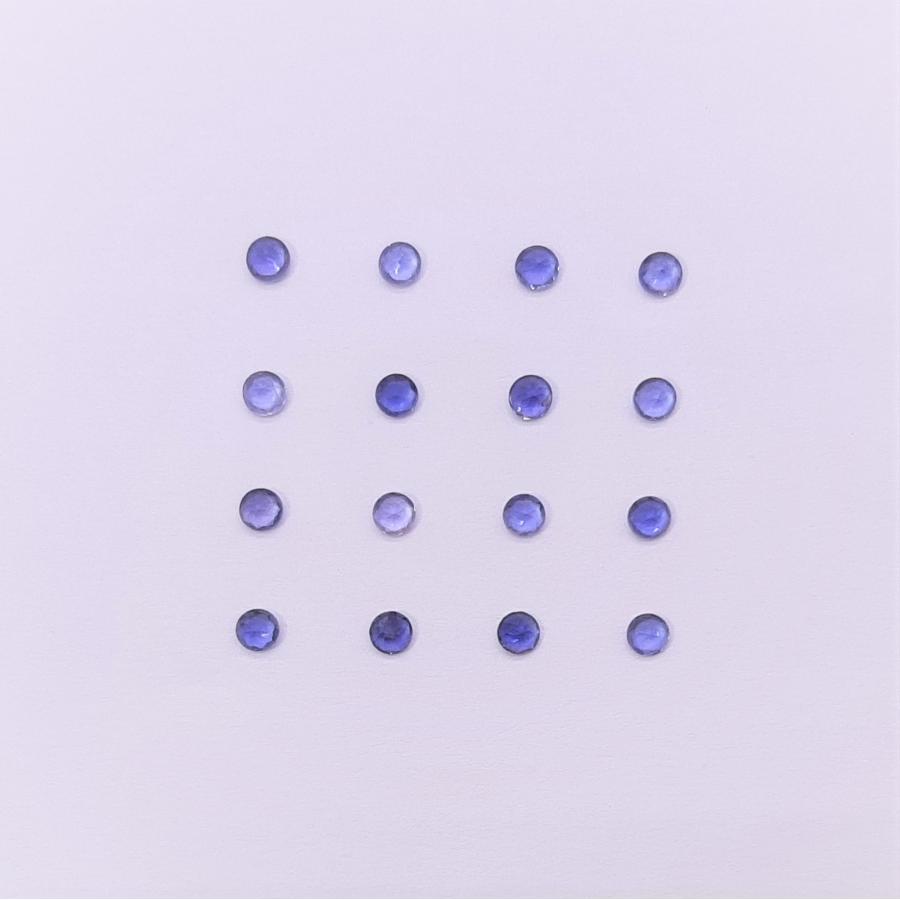 天然石ルース（裸石）・アイオライト / ラウンド カット【2.5mm】（１粒）　ランダム発送 |  | 06