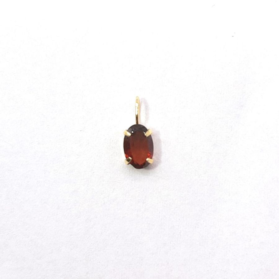 K18　ガーネット  天然石 チャーム・ペンダントトップ オーバル　(6ｘ4ｍｍ)｜arnavgems｜06