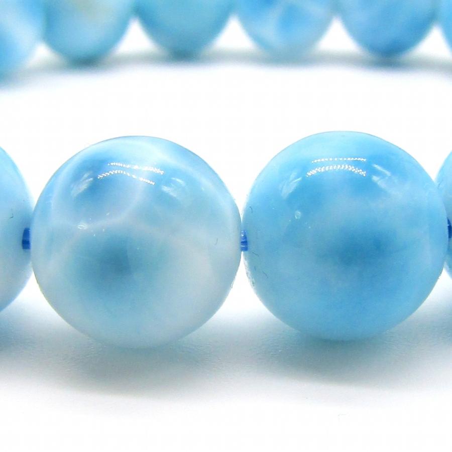 ラリマー ブレスレット 1点もの 高品質 20A 約10mm 【送料無料