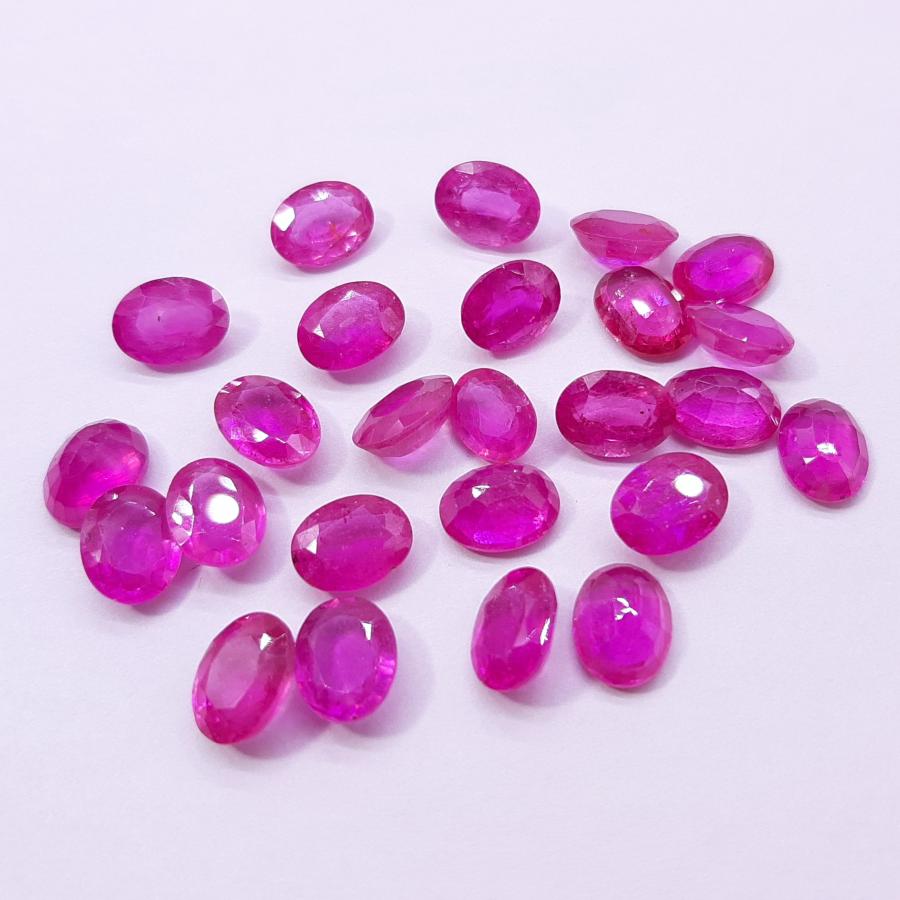 ルース（裸石）・含浸ルビー / オーバルカット【6x8mm】（１粒）　ランダム発送｜arnavgems｜13