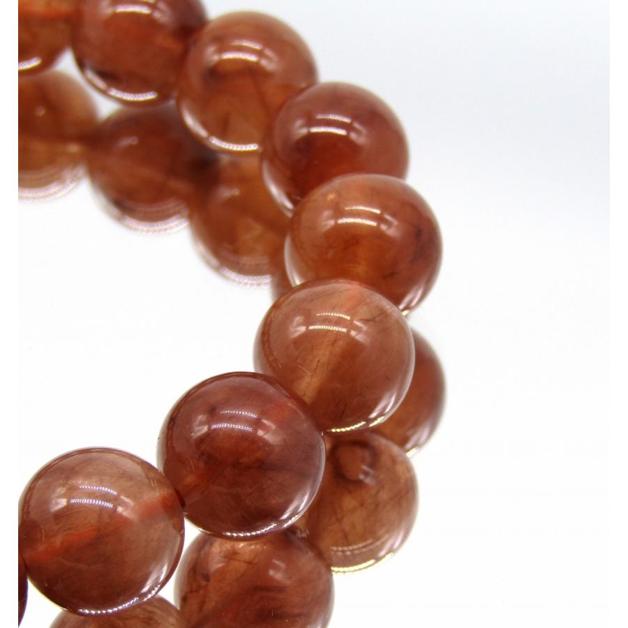 レッドルチルクォーツ ブレスレット 1点もの 高品質 3A 約9.5mm