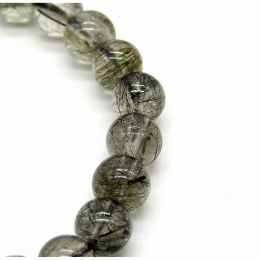 ブラックルチルクォーツ ブレスレット 1点もの 高品質 3A 約6.5mm