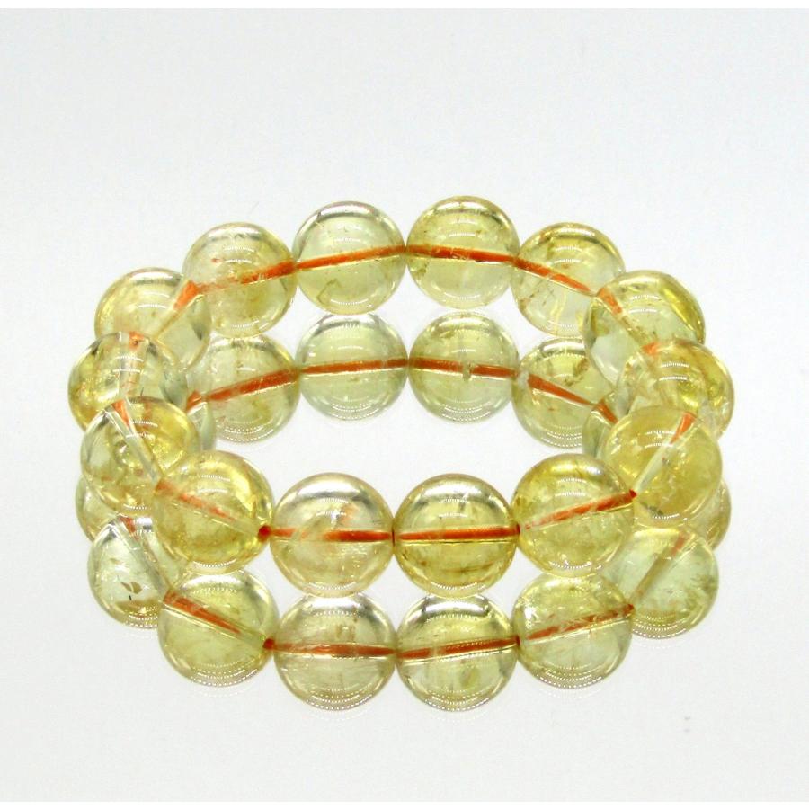 レインボーシトリン ブレスレット 1点もの 高品質 3A 約14.5mm